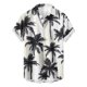 thumbnail image 5 of Camisetas de Lino para Hombres Vintage Bowling Manga Corta Cuello Cubano, Retro Playa Y Verano Hombre Manga Corta Botón Abajo Camisetas, 5 of 6