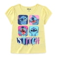 thumbnail image 3 of Disney Lilo y Stitch Conjunto de 3 Remeras de Manga Corta para Niñas, 3 of 9