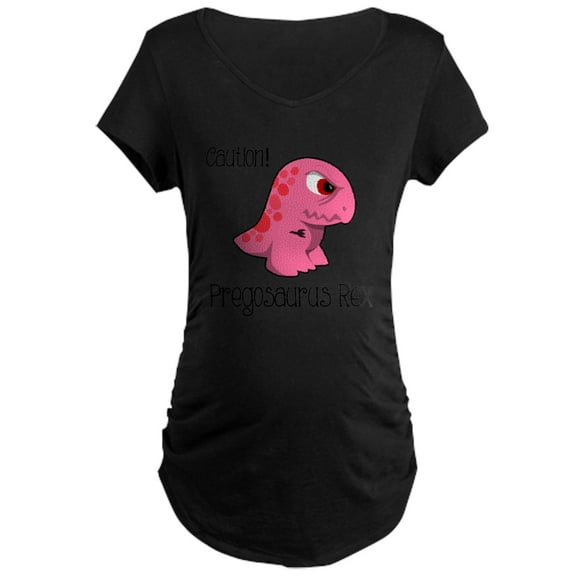 CafePress - Pregosaurus Rex - Maternity Dark T-Shirt