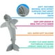 thumbnail image 3 of Cepillo Masajeador de Dientes Nuby Lil Shark Multicolor 5 Pulgadas, 3 of 5