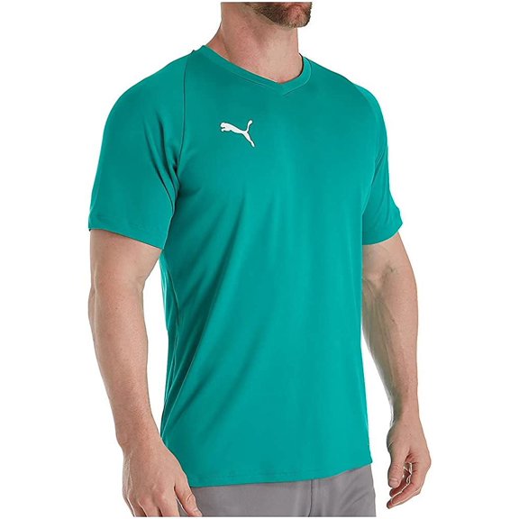 PUMA Mens Liga Core Jersey - Pepper Green/White - Small