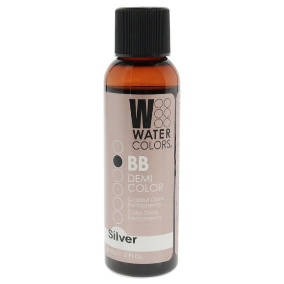 Tinte semipermanente para cabello Watercolors BB, plateado, de Tressa, unisex, de 2 oz Tressa Color de pelo 2 oz