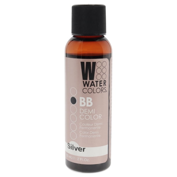 Tinte semipermanente para cabello Watercolors BB, plateado, de Tressa, unisex, de 2 oz Tressa Color de pelo 2 oz