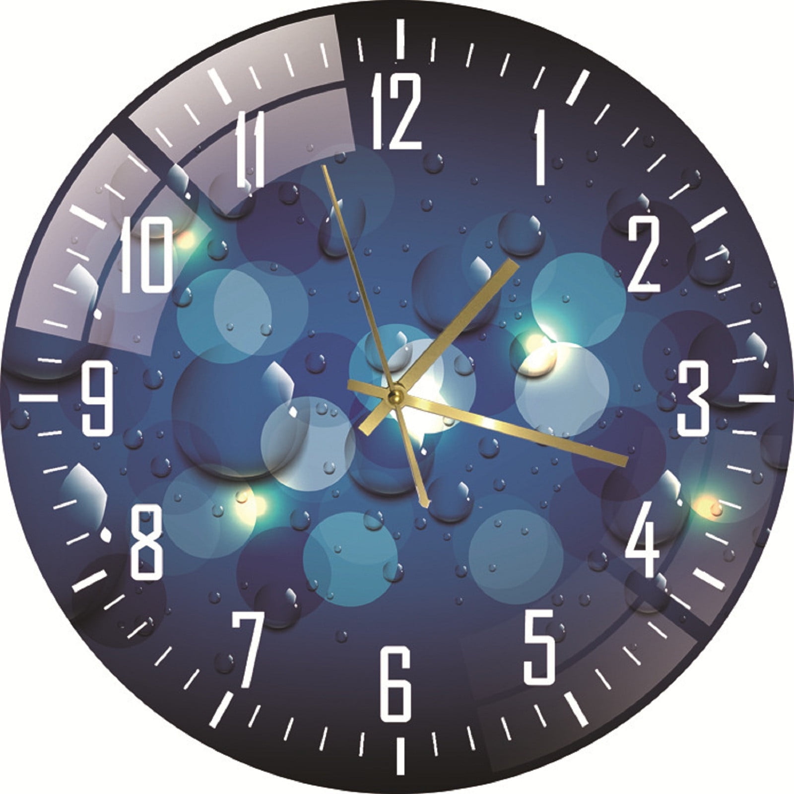 AUN horloge miroir Réveil numérique LED Miroir Fonction Snooze réglable
