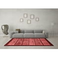 thumbnail image 3 of Ahgly Company Indoor Rectangle Abstract Red Modern Area Rugs, 5' x 7', 3 of 4