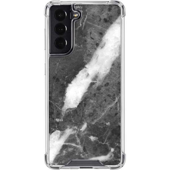 Skinit Marble Stone Grey Galaxy S22 Clear Case