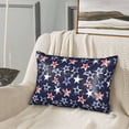thumbnail image 2 of Xecao USA Stars Pattern Satin Pillowcases for Hair and Skin, Luxurious and Silky Pillow Cases with Envelope Closure, 20x30 Inches, 2 of 7