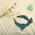 thumbnail image 6 of Unique Bargains 1 Pc Retro Bow Headbands for Women Blue Black, 6 of 6