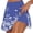 Blue, variant on FASHOFT Tennis Skirts For Women Simple Casual Skort Elastic Material For Running Fitness Yoga And Outdoor Leisure Wear Womens Athletic Skirt Black