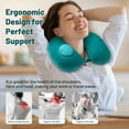 thumbnail image 5 of AGCAN Airplane Pillow Inflatable Travel Neck Pillow Blowup for Adult Neck Support Washable, 2 Pack, 5 of 9