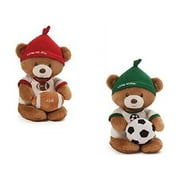 Little All Star Pro Football Bear and Little Kicker Soccer Bear
