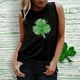 thumbnail image 4 of Gibobby Tops Camiseta informal Camiseta estampada para mujer Chaleco informal Blusa Cuello sin mangas Camiseta sin mangas redonda y camisolas para mujer(Negro,M), 4 of 5
