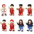 thumbnail image 2 of Sajy 8 Slam Dunk Anime Sakuragi Flower Road Rukawa Maple Inoue Ayako Assembled Building Block Miniature Toys, 2 of 5