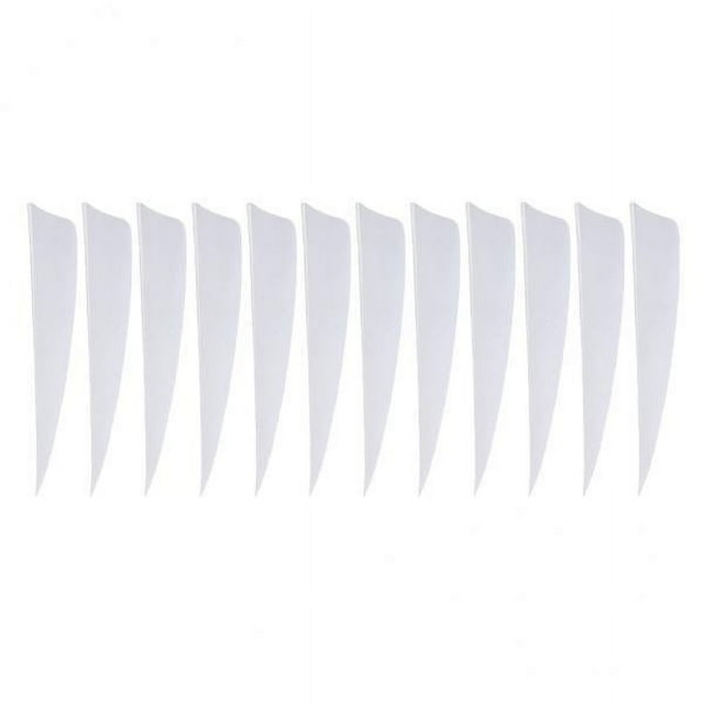 koolsoo 2x 12PCS 4 Inch Shape Feather Hunting Fletching Turkey Vanes