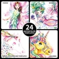 thumbnail image 4 of Style Me Up, Fantastic Unicorn, Mermaids and Fairies, Watercolor Painting Kit, 4 of 7