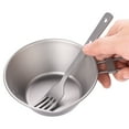 thumbnail image 2 of Labymos Doorslay 300ml/450ml Titanium Bowl Ultralight Camping Dinner Bowl Food Container with Marker for Home Outdoor Camping Hiking Backpacking, 2 of 7