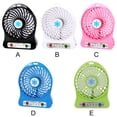 thumbnail image 3 of Mini ventilador recargable USB Ventilador eléctrico de plástico de escritorio portátil al aire libre interior con luz LED Noticed HA5689-04B, 3 of 6