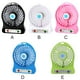 thumbnail image 3 of Mini ventilador recargable USB Ventilador eléctrico de plástico de escritorio portátil al aire libre interior con luz LED Methold HA5689-04B, 3 of 6