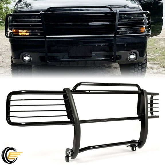 Fits 1999-2006 Chevrolet Tahoe Suburban 1500/GMC Yukon Black Grill/Brush Guard
