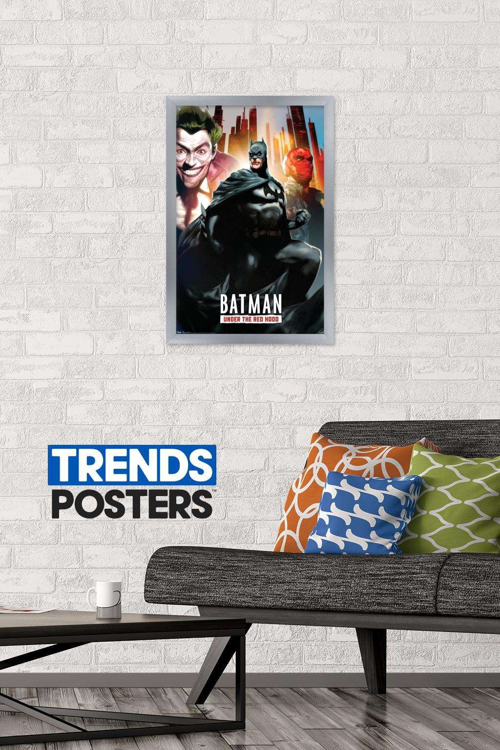 DC Comics - Batman - Under the Red Hood Wall Poster, 14.725" x 22.375", Framed