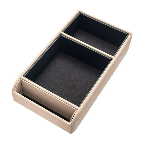 Center Console Organizer Armrest Storage Box with Cup and Phone Holder E8Q3