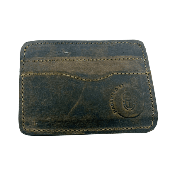 Cartera Tarjetero de hombre café liso Habanero Style Cafe