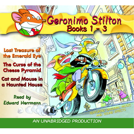 Geronimo Stilton: Books 1-3 : #1: Lost Treasure of the Emerald Eye; #2: The Curse of the Cheese Pyramid; #3: Cat and Mouse in a Haunted (Best Haunted House Stories)
