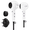 White, variant on Conair Cake Pop Hair Dryer with Diffuser & Concentrator Attachments, Berry, 1 Count