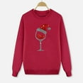 thumbnail image 2 of Gyexs Matching Christmas Sweaters - Family Christmas Shirts Matching 2025, Cartoon Print Trendy O-Neck Xmas Shirts Comfortable Men's Clothing (Mom, Red, XL), 2 of 4