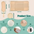 thumbnail image 2 of Ensemble de 4 Packs d'Huile pour Taille et Cou avec Coussinets de Poitrine Lavables Réutilisables Enveloppe d'Huile Essentielle pour Jambes Sans Désordre avec Sangles Élastiques Réglables Pack d'Huile Doux et Confortable pour Taille et Cou, 2 of 7