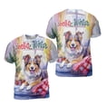 thumbnail image 3 of Watercolor Hello Winter Miniature American Shepherd Chill Christmas Welcome All Over Print 3D Shirt Unisex Merch MAS Dog Lover Gifts - 00016, 3 of 6
