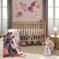 thumbnail image 7 of Lambs & Ivy Secret Garden Ultra-Soft Fleece/Minky Floral Baby Blanket, 7 of 7