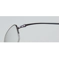thumbnail image 6 of NEW VERA WANG V26 WOMENS/LADIES DESIGNER HALF-RIM TITANIUM LILAC TITANIUM ALLERGY FREE UPSCALE FRAME DEMO LENSES 47-16-133 EYEGLASSES/SPECTACLES, 6 of 9