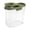 Green, variant on Airtight Sealed Pet Dry Food Storage Bin With Clear Window, Dust Moisture Proof Feed Container With Tight Lid, Reusable Kibble Storage Bucket For Dogs & Cats Freshness Keeping-(Green)