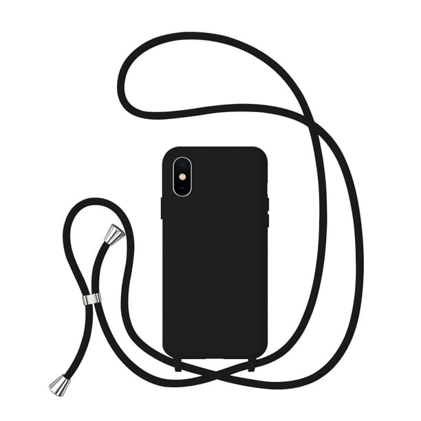 Funda de Protección para iPhone X/XS - Sovico - Silicón con Correa