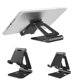 thumbnail image 4 of Soporte para teléfono celular plegable dual, soporte para teléfono de escritorio plegable totalmente ajustable, compatible con teléfono 14 13 12 11 Pro Xs Xs Max Xr X 8, 4 of 5