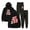 Black, variant on Jey Uso The Real Chief Hoodie Jogger Pants Two Piece Set Sweatshirts+Sweatpants Women Men's Set