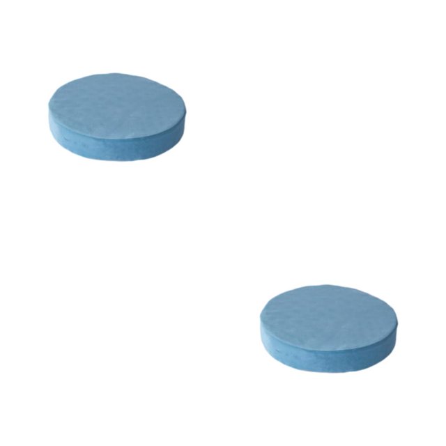 Kearding Cojín de asiento de ventana Adrift - Cómodo látex natural Fácil de limpiar Cojines de asiento gruesos de tejido preciso No azul Terciopelo azul) 2Conjunto