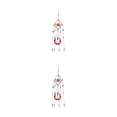 thumbnail image 3 of Bewildely Crystal Suncatcher Colgante Rainbow Maker con marco de metal Decoración Wind Chime Adornos Ventana Interior Árbol de Navidad Type5 NO5, 3 of 6