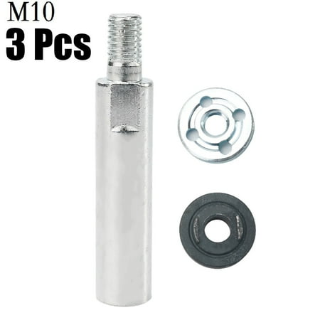 

GLFSIL 80mm Angle Grinder Extension Connecting Rod M10 Thread Adapter Shaft with Nuts