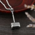 thumbnail image 3 of Men's Stainless Steel Necklace Pendant With 61cm Chain Motorcyclist Gift Amulet, 3 of 3