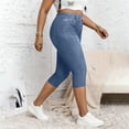 thumbnail image 6 of Yievot High Waisted Capri Jeggings for Women Stretchy Butt Lifting Pull On Jeggings, 6 of 6