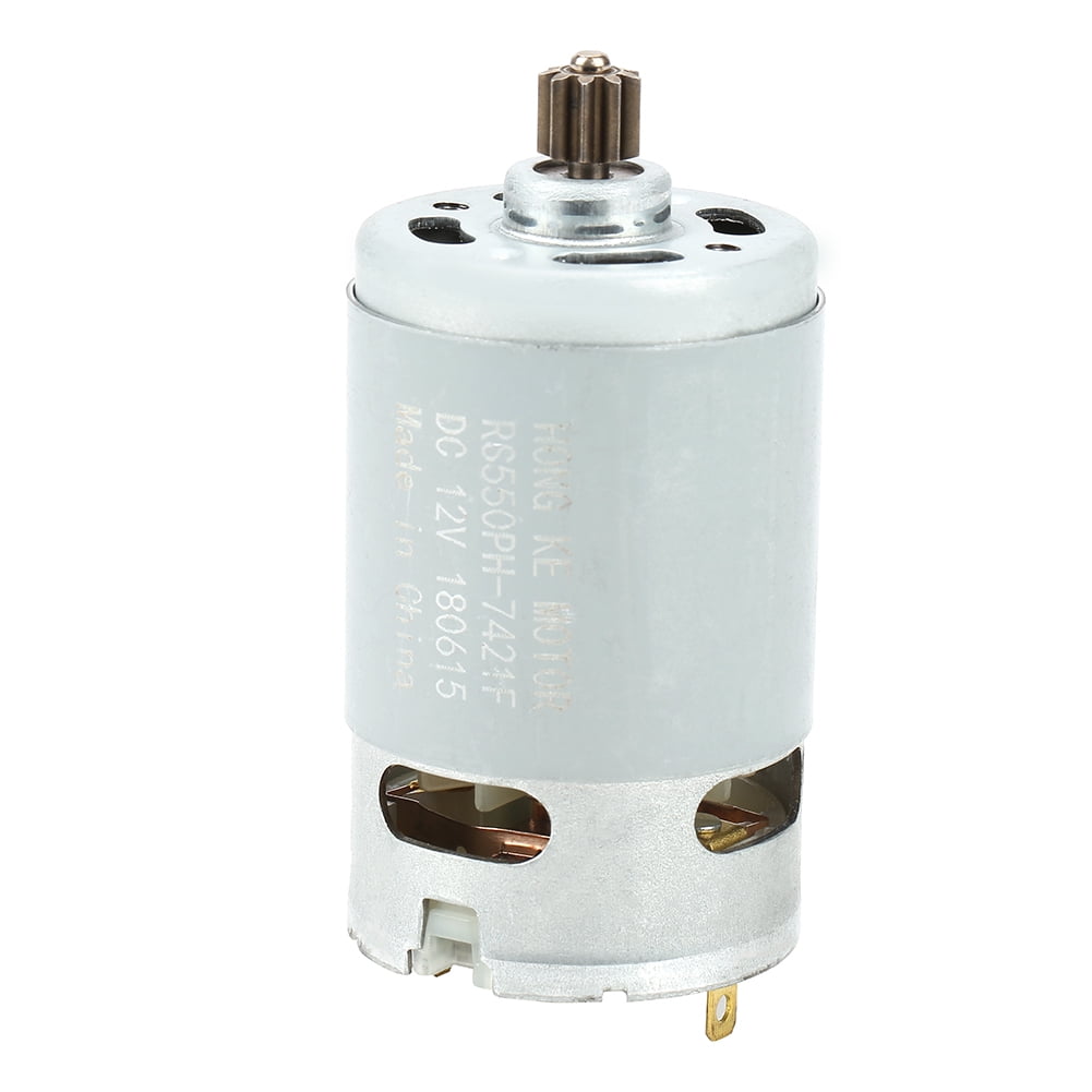 Industrial Single Speed 9 Teeth Gear DC Motor for Electric
