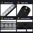 thumbnail image 4 of Faro Led Patrulla Escolta Barra Lateral Estrobo Moto Auto, 4 of 7