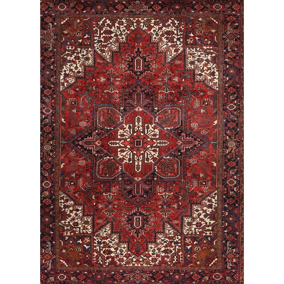Ahgly Company Machine Washable Indoor Rectangle Traditional Chestnut Brown Area Rugs, 3' x 5'