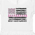 thumbnail image 4 of Inktastic Breast Cancer Awareness Pink Ribbons and Flag Girls Toddler Dress, 4 of 5