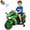 Green, variant on AJOOSOS Electric Motorcycle for Kids 3-5 Years Old, 4 MPH Max Speed, 12V 7AH Battery Powered, LED Lights, Bluetooth Music, Red