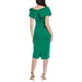 thumbnail image 2 of Badgley Mischka womens  Off-Shoulder Sheath Dress, 8, Green, 2 of 3