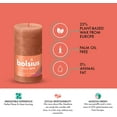 thumbnail image 4 of BOLSIUS 4 Pack Rusty Pink Rustic Pillar Candles - 2.75 X 5 Inches - Premium European Quality - Natural Eco-Friendly Plant-Based Wax - Unscented Dripless Smokeless 60 Hour Party and Wedding Candles, 4 of 8