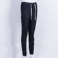 thumbnail image 2 of AMERTEER Women‘ s Mid Rise Skinny Jeans Drawstring Elastic Waist Denim Pants, 2 of 4